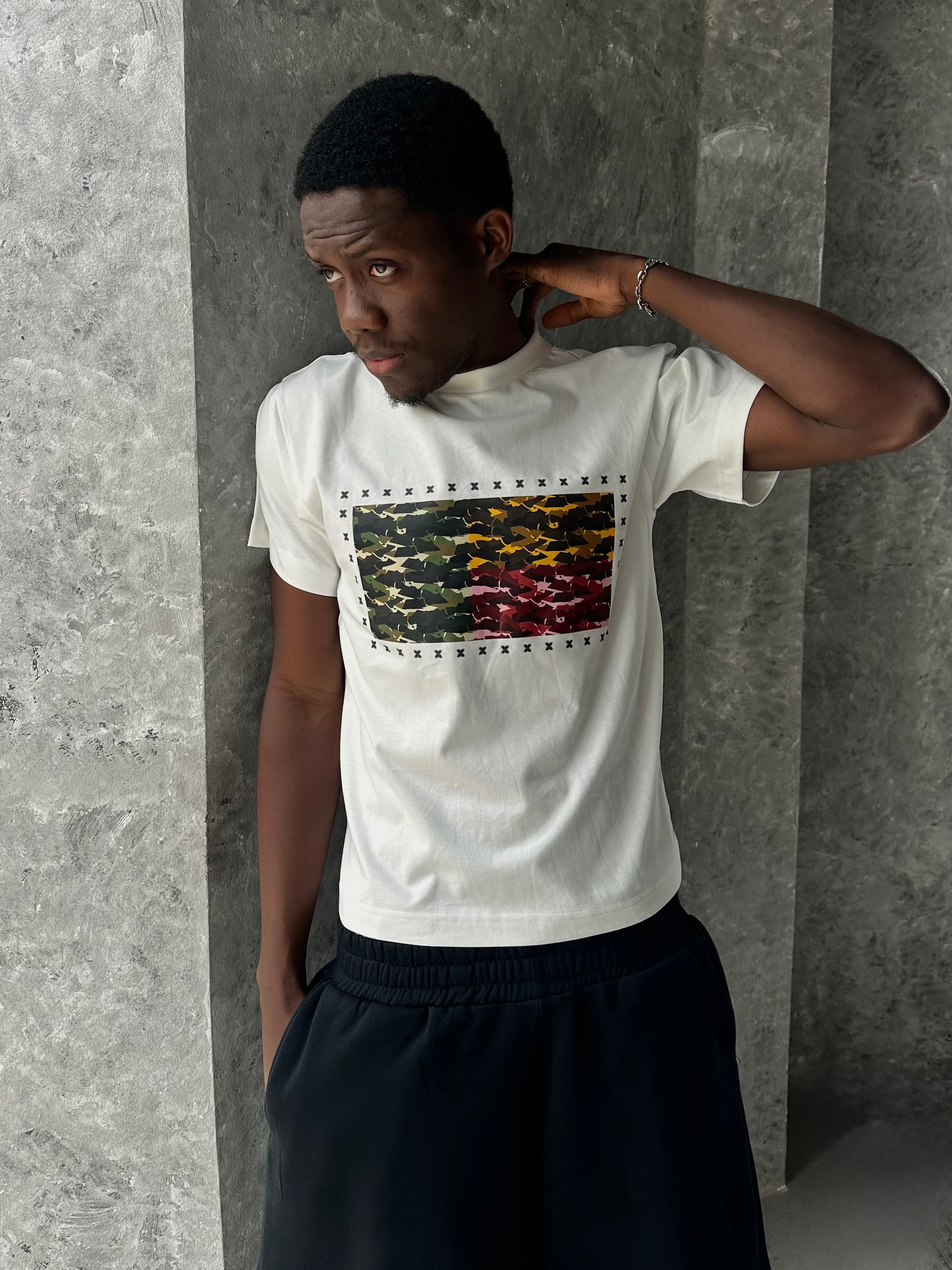 Koffi Nation Camo Flag Tee