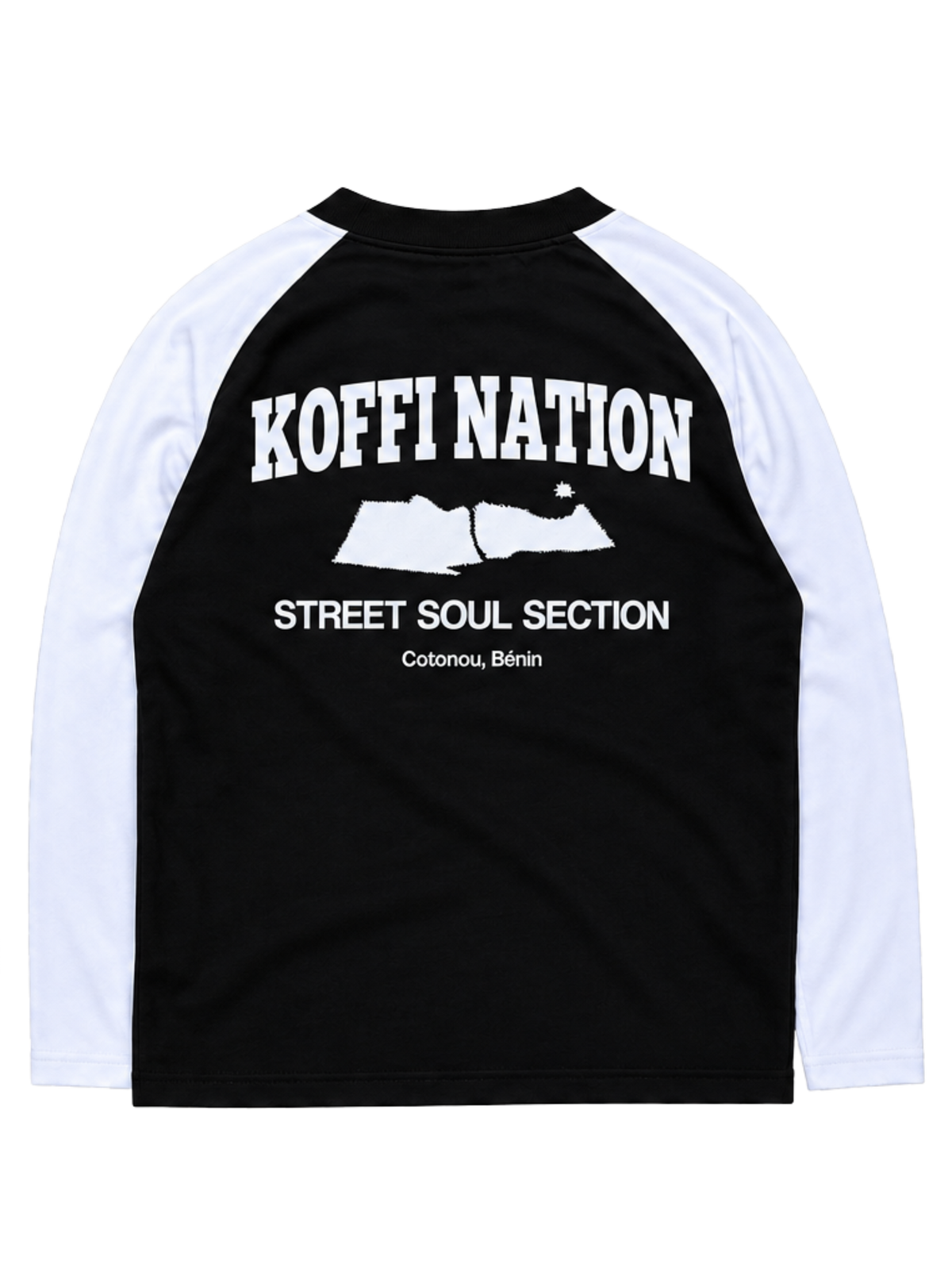 Manches longues raglan Koffi Nation